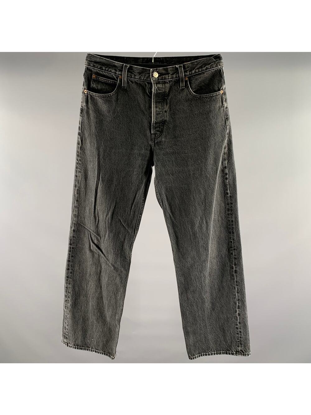 ALEX MILL Size 32 Black Wash Cotton Loose fit Jeans